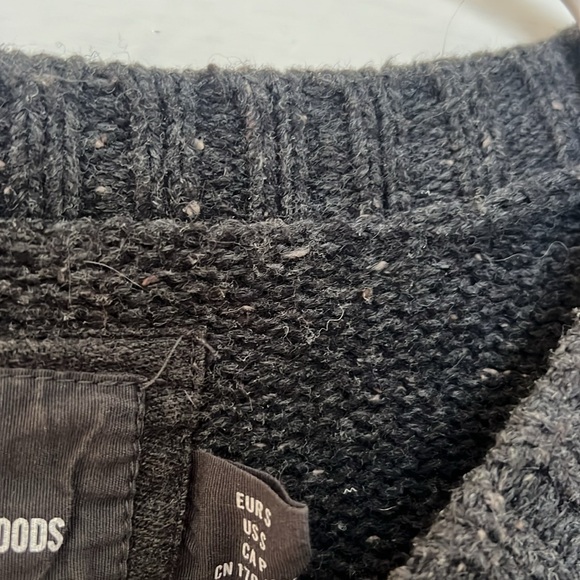 H&M Cable Knit Gray Sweater - Picture 3 of 7